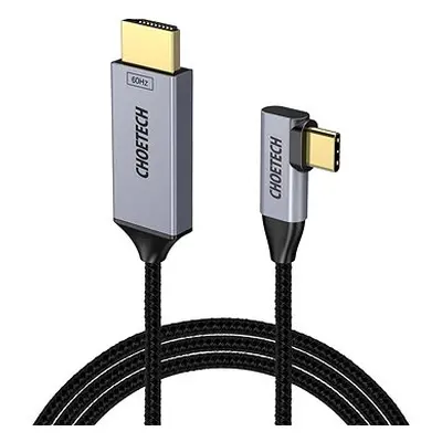 ChoeTech USB-C to HDMI 90° Thunderbolt Compatible 4K@60Hz Cable 1.8m