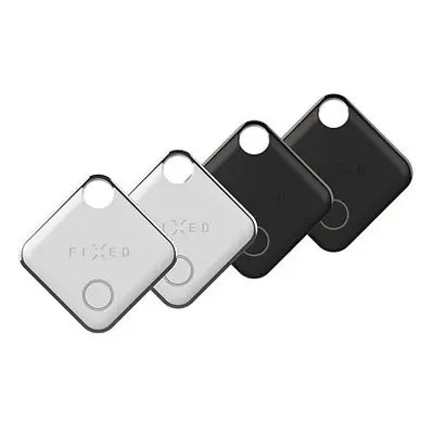 FIXED Tag mit Find My Support Stück 2x schwarz + 2x weiß
