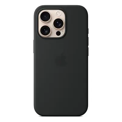 Apple iPhone Pro Silikon Case mit MagSafe – Schwarz