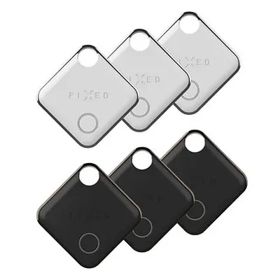 FIXED Tag mit Find My Support Stück 3x schwarz + 3x weiß