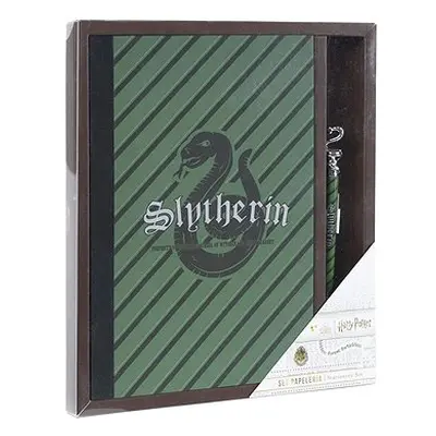 Harry Potter - Slytherin - Notizbuch mit Stift