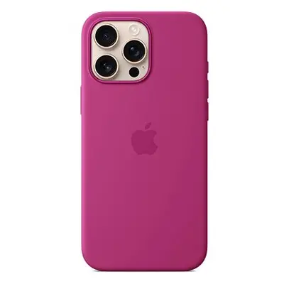 Apple iPhone Pro Max Silikon Case mit MagSafe – Fuchsia