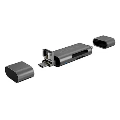 Icy Box IB-CR200-C mit dualem USB-A/microUSB und USB-C Anschluss