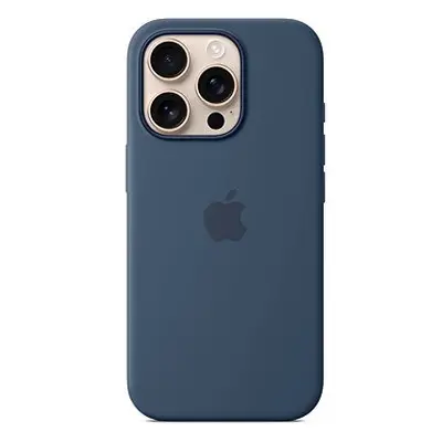 Apple iPhone Pro Silikon Case mit MagSafe – Denim