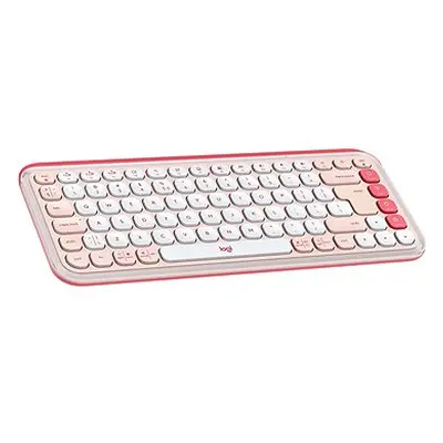 Logitech Pop Icon Keyboard, Rose - US INTL