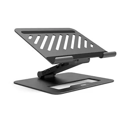 PORT CONNECT 2in1 Docking Station mit verstellbarem Ständer für NB, USB-C, 2x4K, schwarz