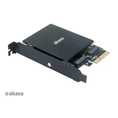 AKASA M.2 PCIe SSD und M.2 SATA SSD ARGB LED Adapter / AK-PCCM2P-03