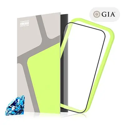 Tempered Glass Protector Saphir für das iPhone 16+ / 15+, (65 Karat) + GIA Zertifikat + Applikat