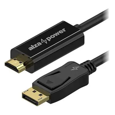 AlzaPower Core DisplayPort (M) auf HDMI 4K (M) - m - schwarz