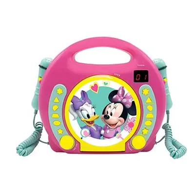 Lexibook Minnie Mouse Tragbarer CD-Player mit Mikrofonen