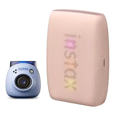 Fujifilm instax mini Link Rose Gold + Fujifilm Instax Pal Blue