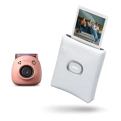 Fujifilm instax SQ Link White + Fujifilm Instax Pal Pink