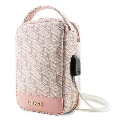 Guess PU G Cube Travel Universal Bag Pink