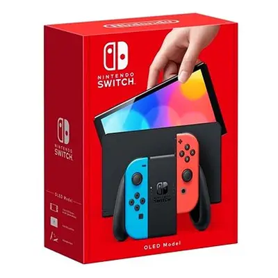 Nintendo Switch (OLED-Modell) Neon-Blau/Neon-Rot