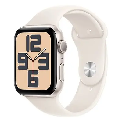 Apple Watch SE Cellular 44mm Aluminium Polarstern mit Sportarmband Polarstern - S/M