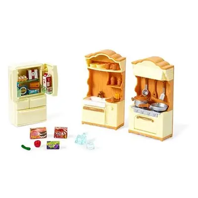 Sylvanian Families Kitchen Play Set - Küche mit Kühlschrank