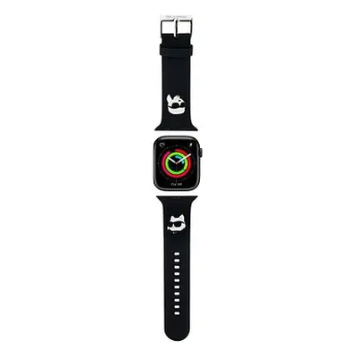 Karl Lagerfeld Karl and Choupette Head NFT für Apple Watch 42/44 Schwarz