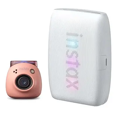 Fujifilm instax mini Link Clay White + Fujifilm Instax Pal Pink