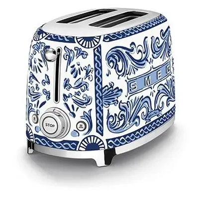 Smeg TSF01DGBEU Dolce&Gabbana Toaster Blu Mediterraneo