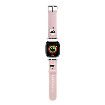 Karl Lagerfeld Karl and Choupette Head NFT für die Apple Watch 38/40/41 Pink