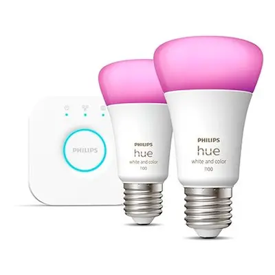 Philips Hue White and Color Ambiance 9W E27 - Kleines Promo-Starterkit