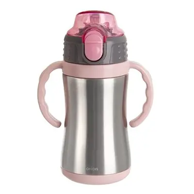 Orion Thermobecher Edelstahl/UH+Glas - 0,33 Liter - rosa