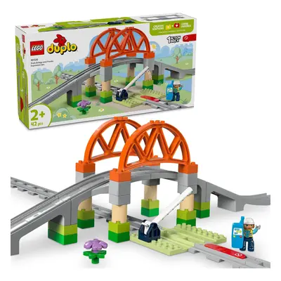 LEGO® DUPLO® Eisenbahnbrücke und Schienen – Erweiterungsset