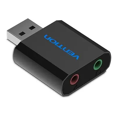 Vention USB External Sound Card Black Metal Type