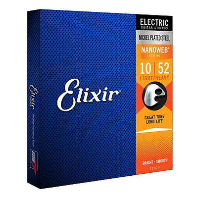Elixir 12077 Nanoweb Nickel 10-52 Light-Heavy