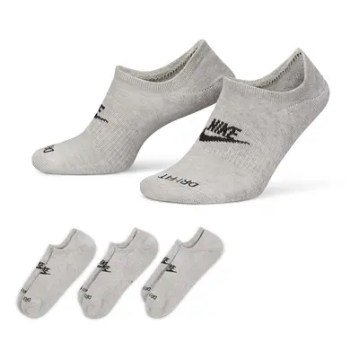 Nike Everyday Plus Cushioned Footie 3-Pack Socks - Unisex - Socken Nike - Grau - DN3314-063