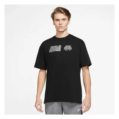 Nike NBA Team Courtside Max Tee Black - Herren - Kurzärmeliges T-shirt Nike - Schwarz - DR6355-0