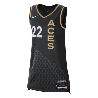 Nike Dri-FIT WNBA A'ja Wilson Aces Rebel Edition Victory Jersey - Damen - Jersey Nike - Schwarz 