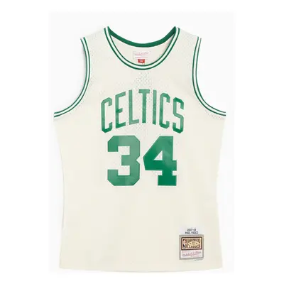 Mitchell & Ness NBA Boston Celtics Paul Pierce Off White Team Color Swingman Jersey - Herren - J