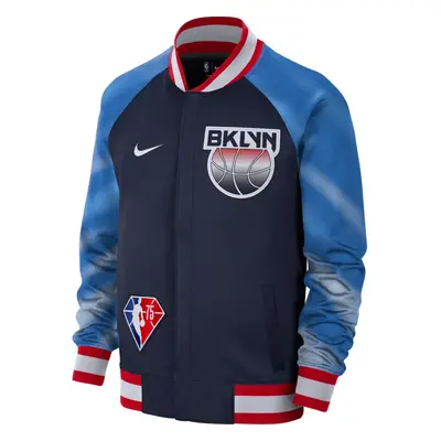 Nike Dri-FIT Brooklyn Nets Showtime City Edition NBA Jacket - Herren - Jacke Nike - Blau - DB243