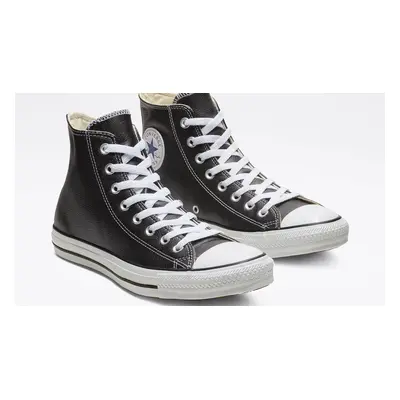 Converse Chuck Taylor Hi Leather Black - Kinder - Turnschuhe Converse - Schwarz - 132170C