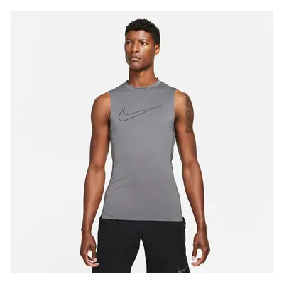 Nike Pro Dri-FIT Tight Fit Sleeveless Top - Herren - Kurzärmeliges T-shirt Nike - Grau - DD1988-