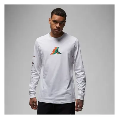 Jordan Brand Long-Sleeve Tee White - Herren - Kurzärmeliges T-shirt Jordan - Weiß - FB7455-100