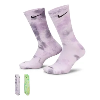 Nike Everyday Plus Cushioned Crew Socks 2-Pack Multi-Color - Unisex - Socken Nike - Multi-color 