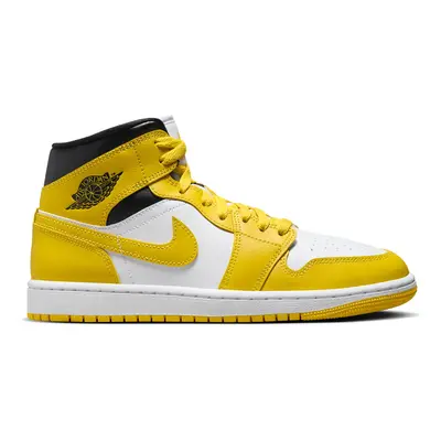 Air Jordan Mid "Vivid Sulfur" Wmns - Damen - Turnschuhe Jordan - Weiß - BQ6472-170