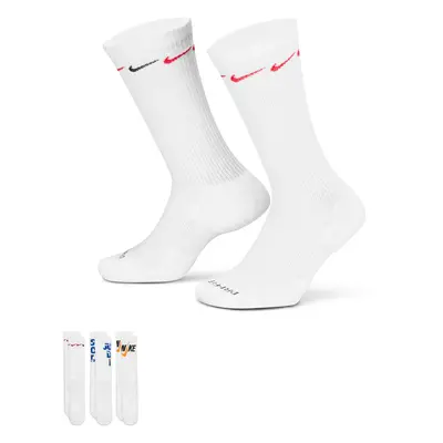 Nike Everyday Plus Cushioned 3-Pack Socks Multi-Color - Unisex - Socken Nike - Weiß - DH3822-902