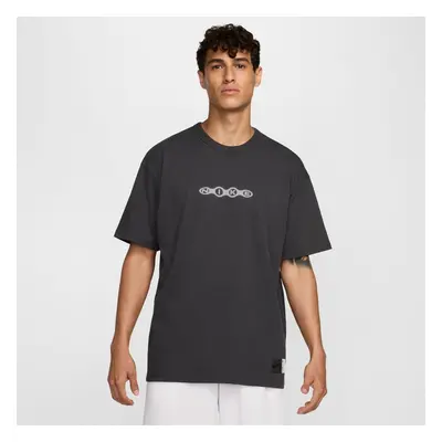 Nike Max90 Basketball Tee Anthracite - Herren - Kurzärmeliges T-shirt Nike - Schwarz - FZ8067-06