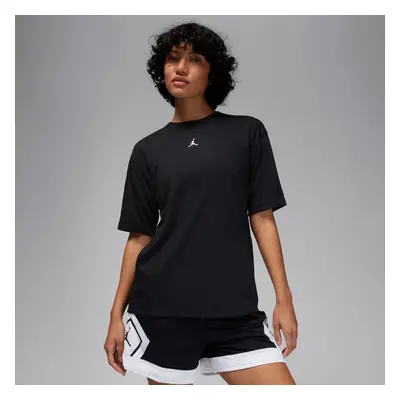 Jordan Sport Wmns Diamond Tee Black - Damen - Kurzärmeliges T-shirt Jordan - Schwarz - FN5116-01