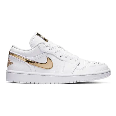 Air Jordan Low SE "White Metallic Gold" Wmns - Damen - Turnschuhe Jordan - Weiß - CZ4776-100