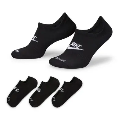 Nike Everyday Plus Cushioned Footie Socks Black - Unisex - Socken Nike - Schwarz - DN3314-010