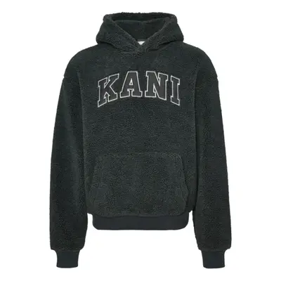 Karl Kani Serif Teddy Hoodie Anthracite - Herren - Hoodie Karl Kani - Schwarz