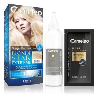 Delia Cosmetics Cameleo Blonde Star Extreme aufhellendes Puder mit Keratin