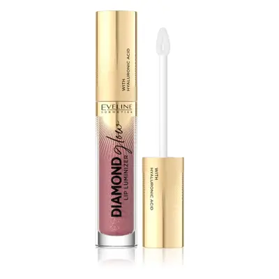 Eveline Cosmetics Diamond Glow Glitzer-Lipgloss mit Hyaluronsäure Farbton Top Coat