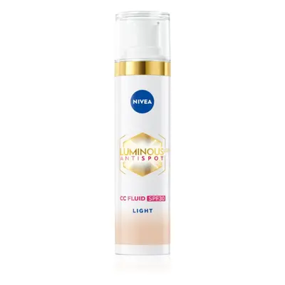 NIVEA Luminous Anti Spot aufhellende CC-Creme SPF Farbton Deep