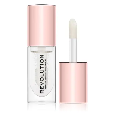 Makeup Revolution Pout Bomb Lipgloss für mehr Volumen mit hohem Glanz Farbton Peachy