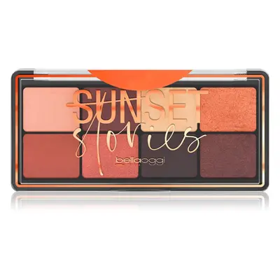 bellaoggi Sunset Stories Palette mit Lidschatten in Farben Farbton Deep Nude 9.5 g